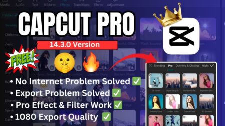 CapCut Pro [14.3.0 MOD APK]: All Premium Features Unlocked | No Network Connection Issues in 2025