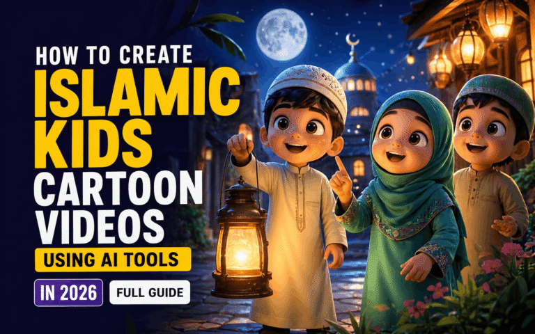 How to Create Islamic Kids Cartoon Videos Using AI Tools in 2026