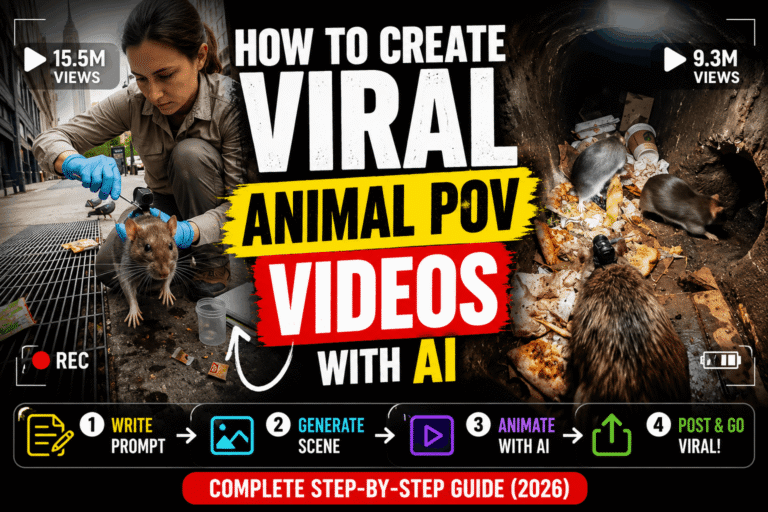 How to Create Viral Animal POV Videos with AI: Complete Step-by-Step Tutorial (2026) How to Create Viral Animal POV Videos with AI