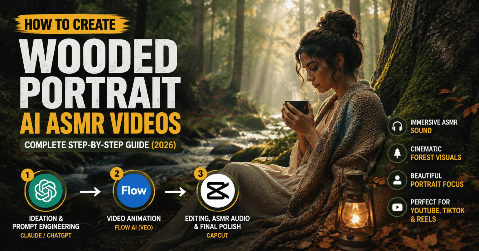 How to Create Wooded Portrait AI ASMR Videos: Complete Step-by-Step Guide (2026) How to Create Wooded Portrait AI ASMR Videos: Complete Step-by-Step Guide (2026)